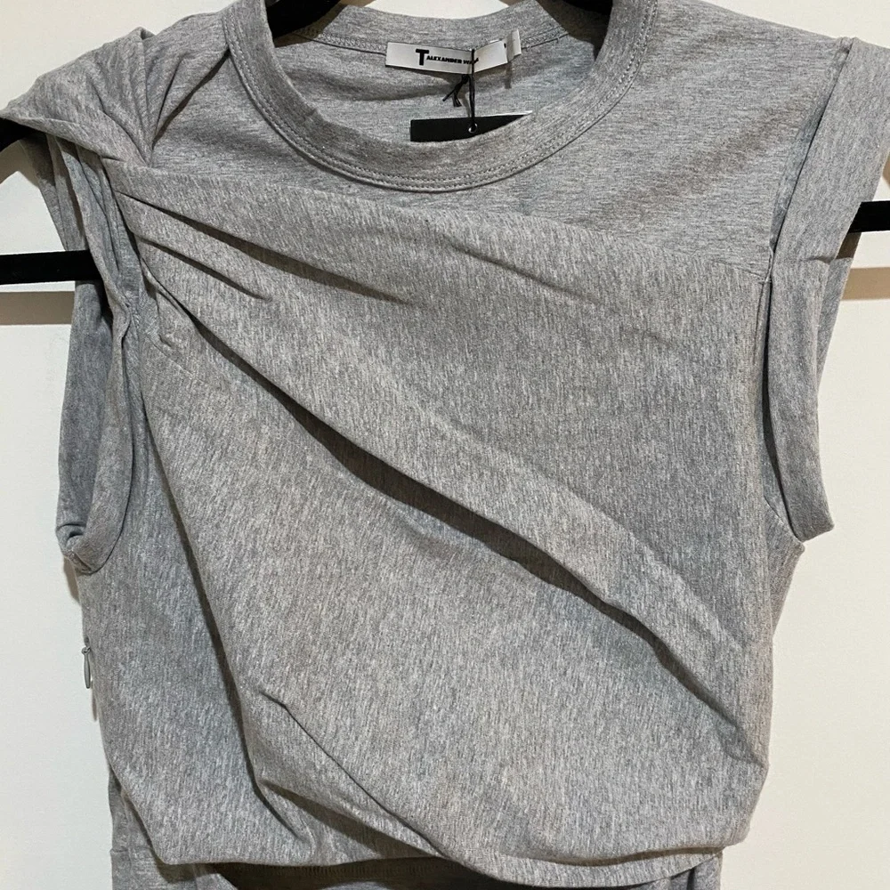 T By Alexander Wang Twist Cutout Dress New w Tags - Picture 5 of 7